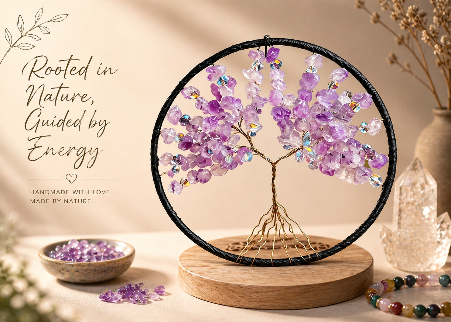 Natural Crystals Tree of life