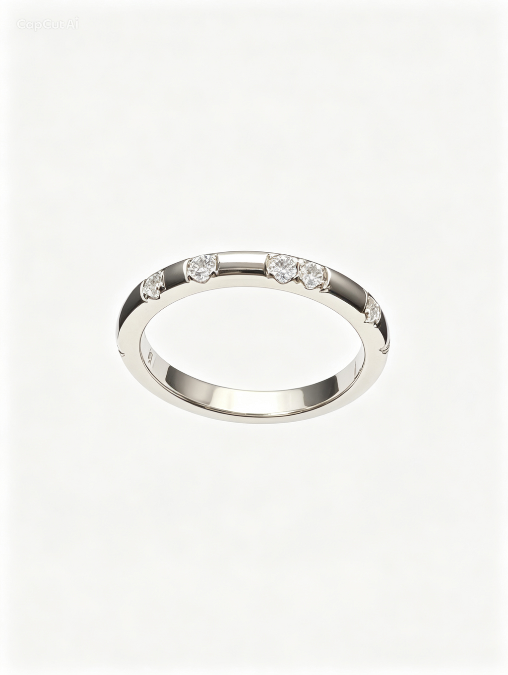 Minimal Moissanite Accent ring