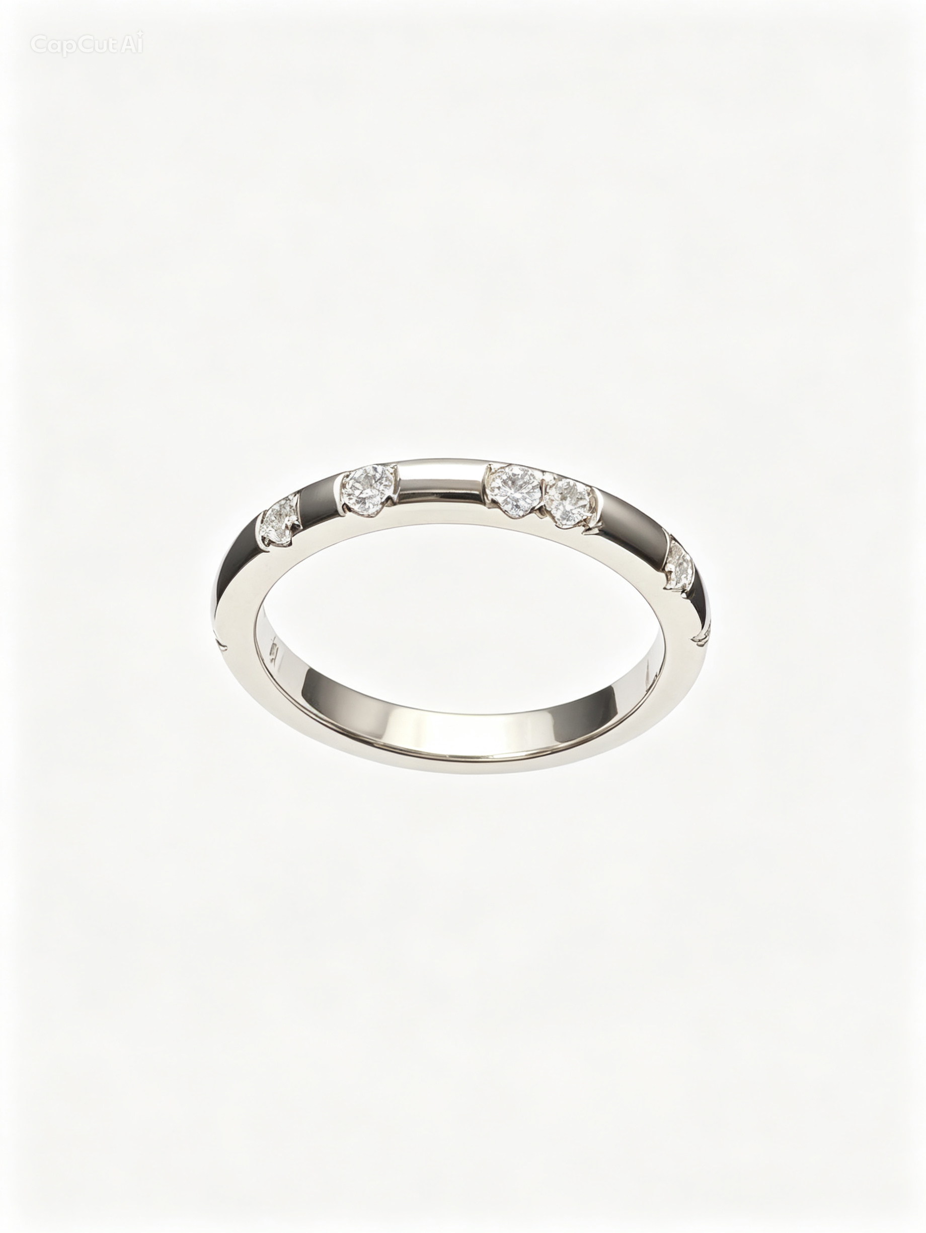Minimal Moissanite Accent ring