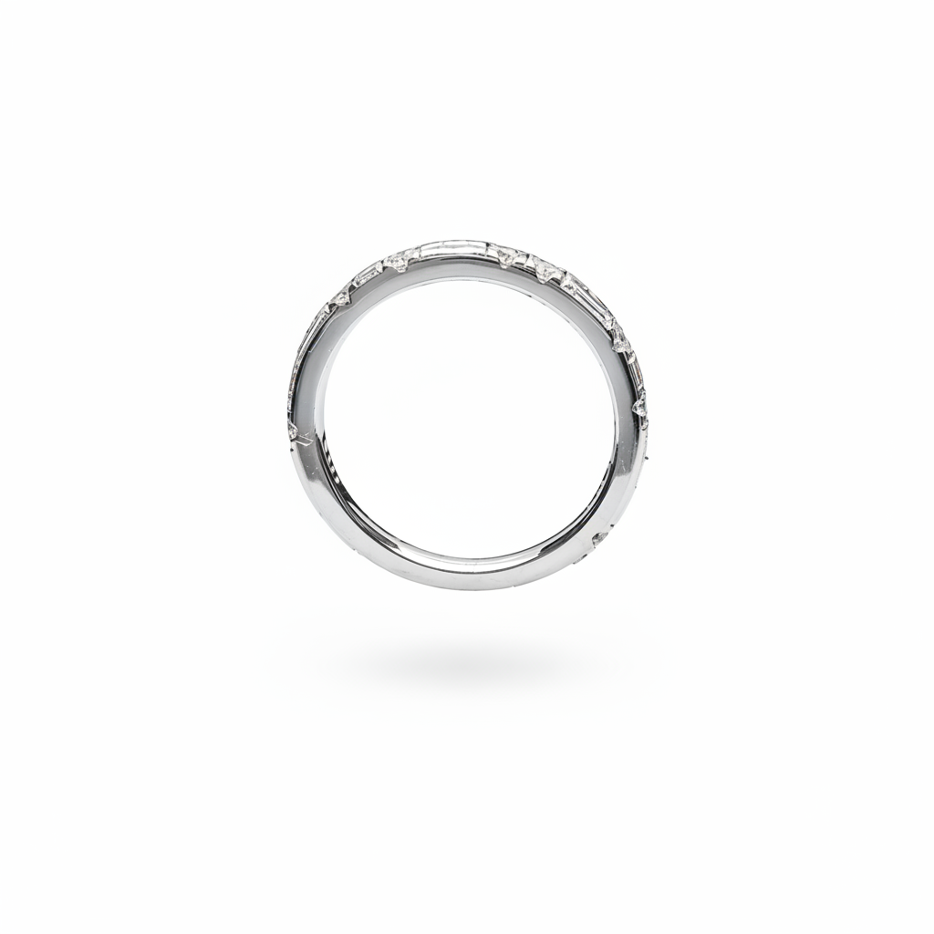 Minimal Moissanite Accent ring