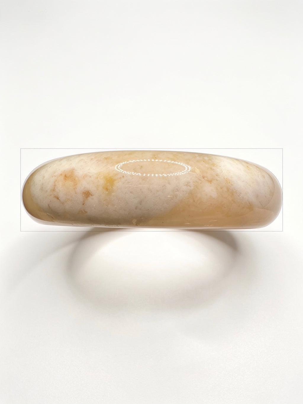 Flower Agate Hard Bangle 1