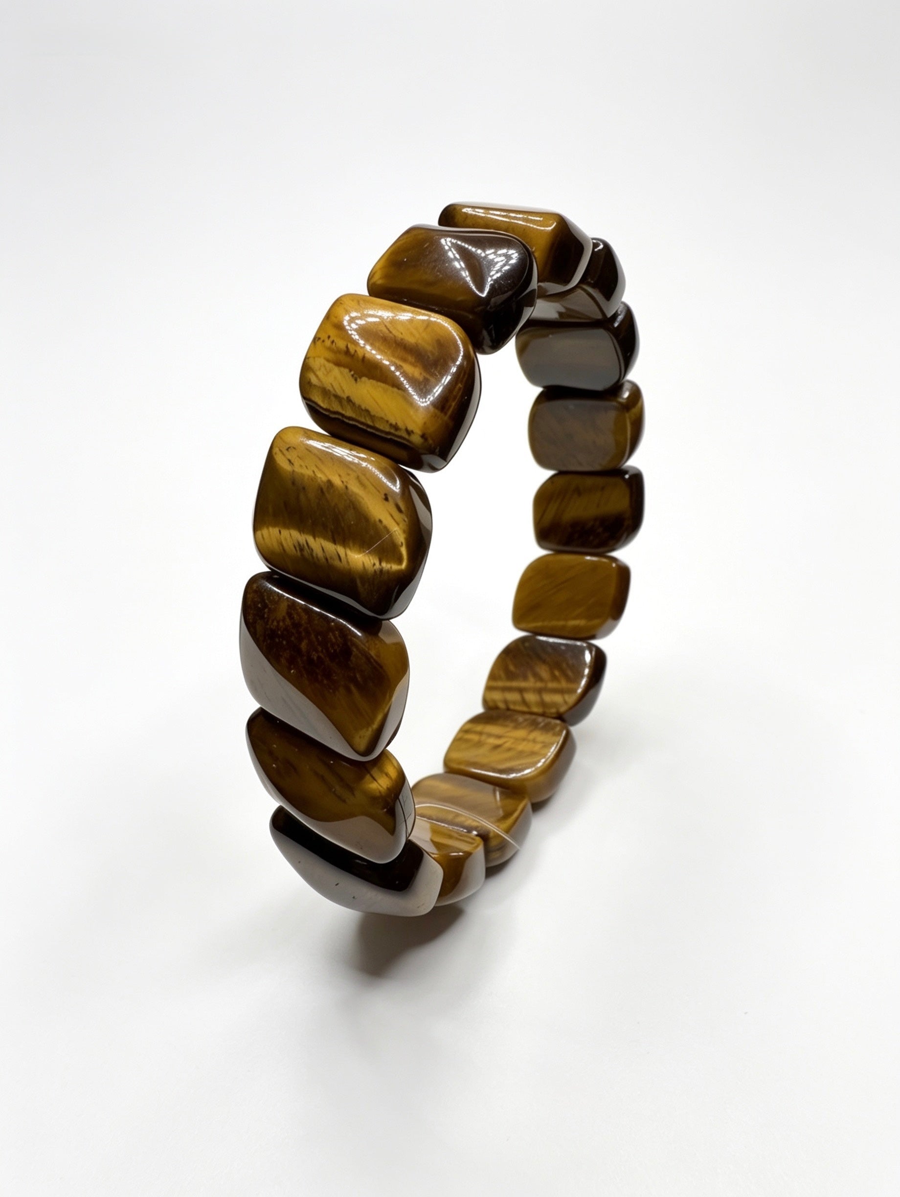 Yellow Tigers Eye Soft Bangle