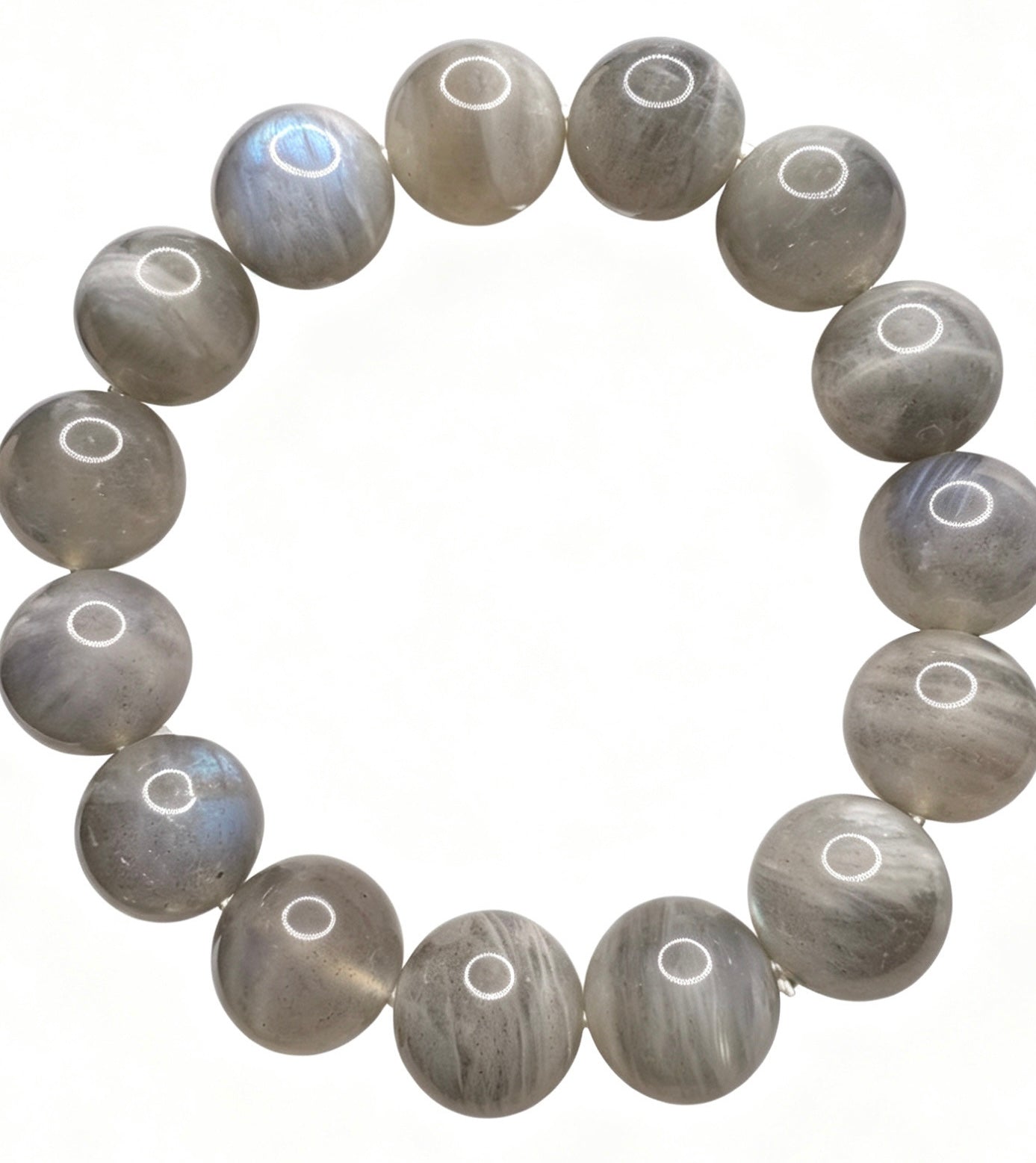 Natural Labradorite Bracelet ( 14mm )