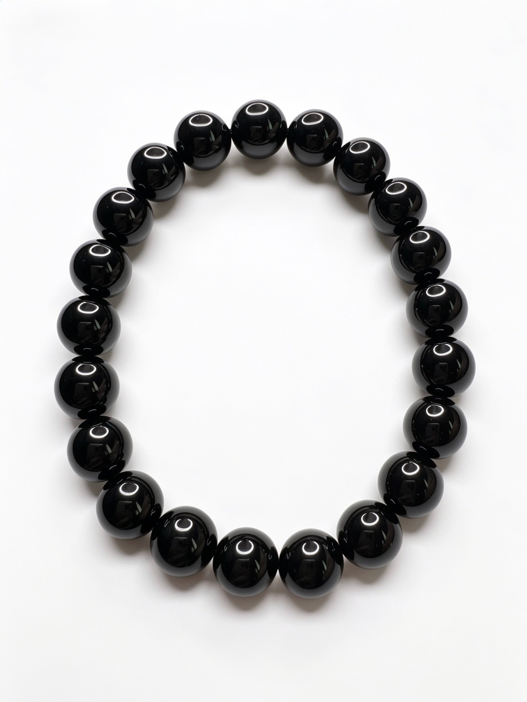 Natural Black Tourmaline Bracelet ( 8mm )