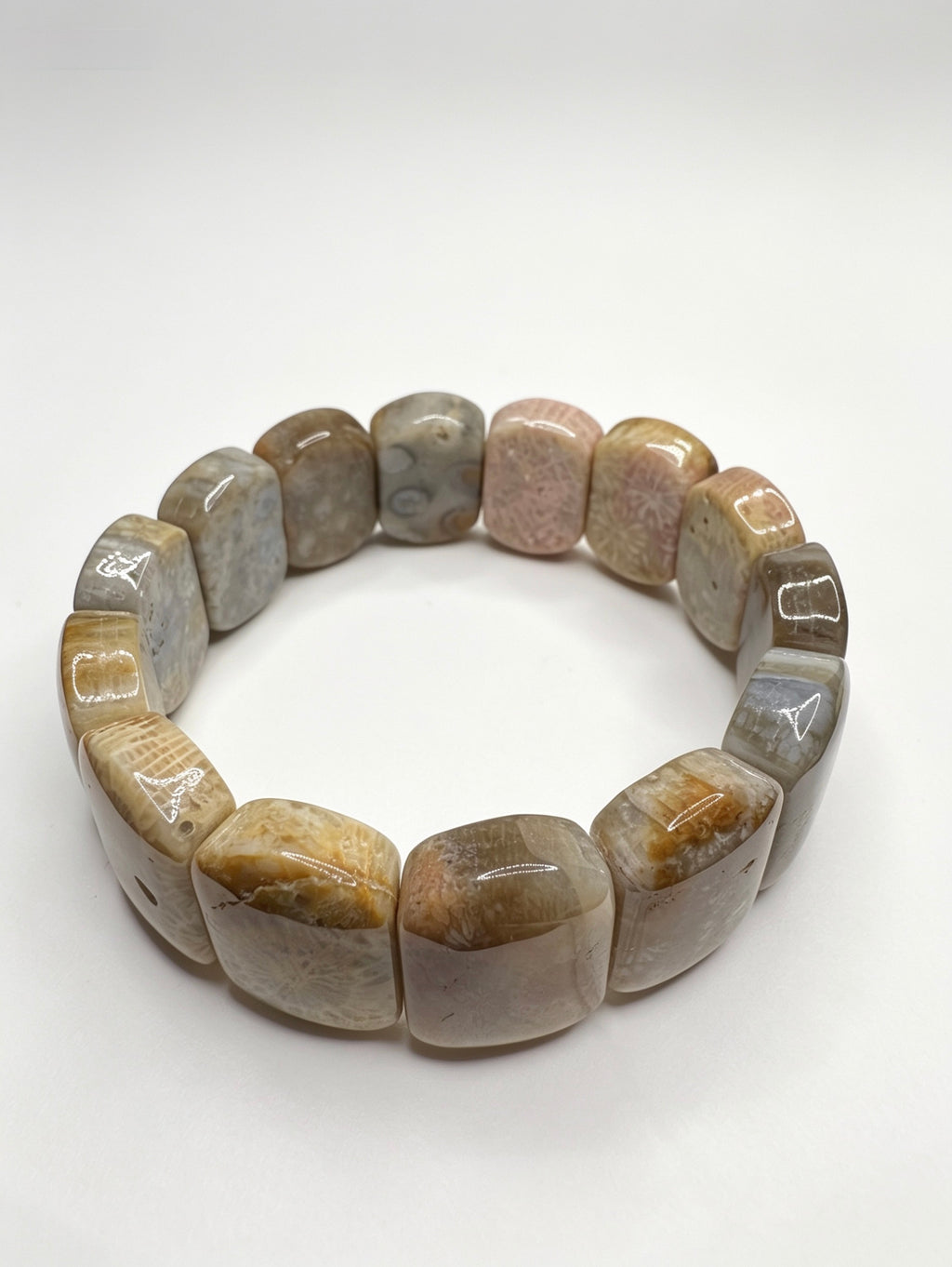 Coral Jade Soft Bangle