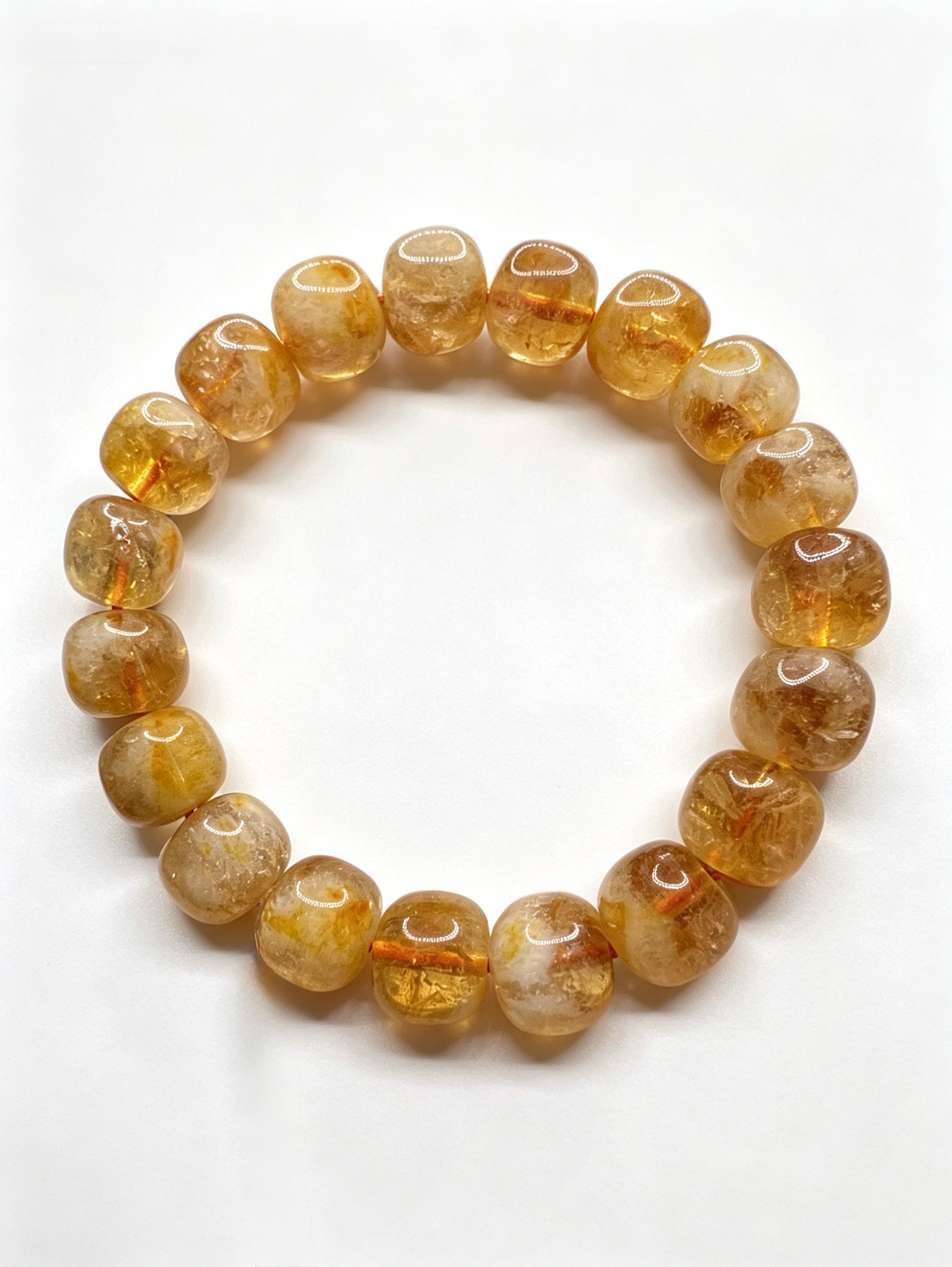 Natural Citrine Bracelet ( 11mm )