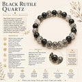 Natural Black Rutile Quartz ( 10mm )