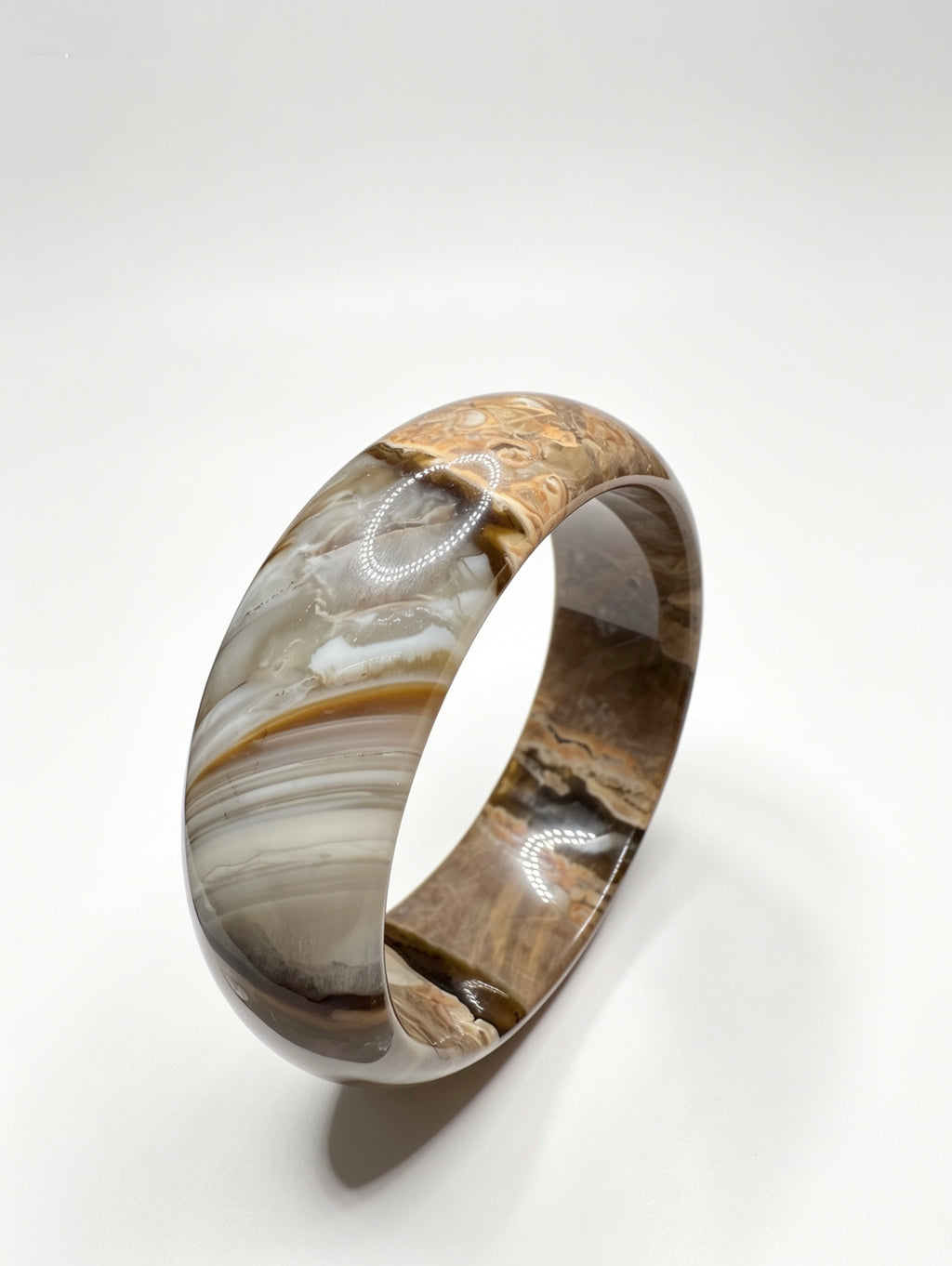 Dendritic Agate Bangle