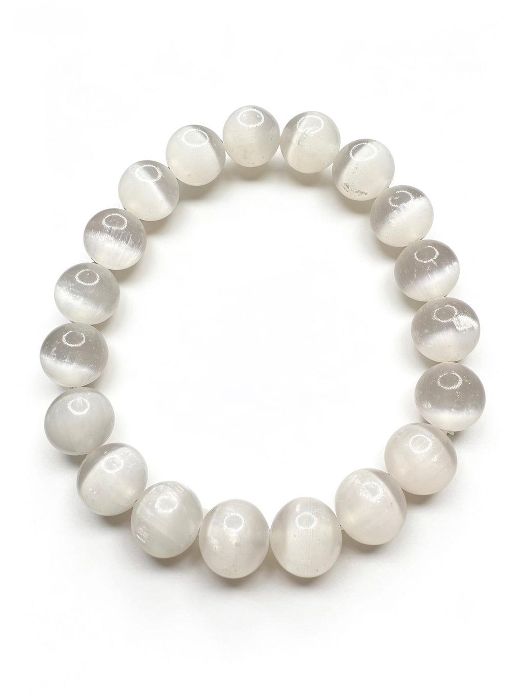 Natural Selenite Bracelet ( 10mm )