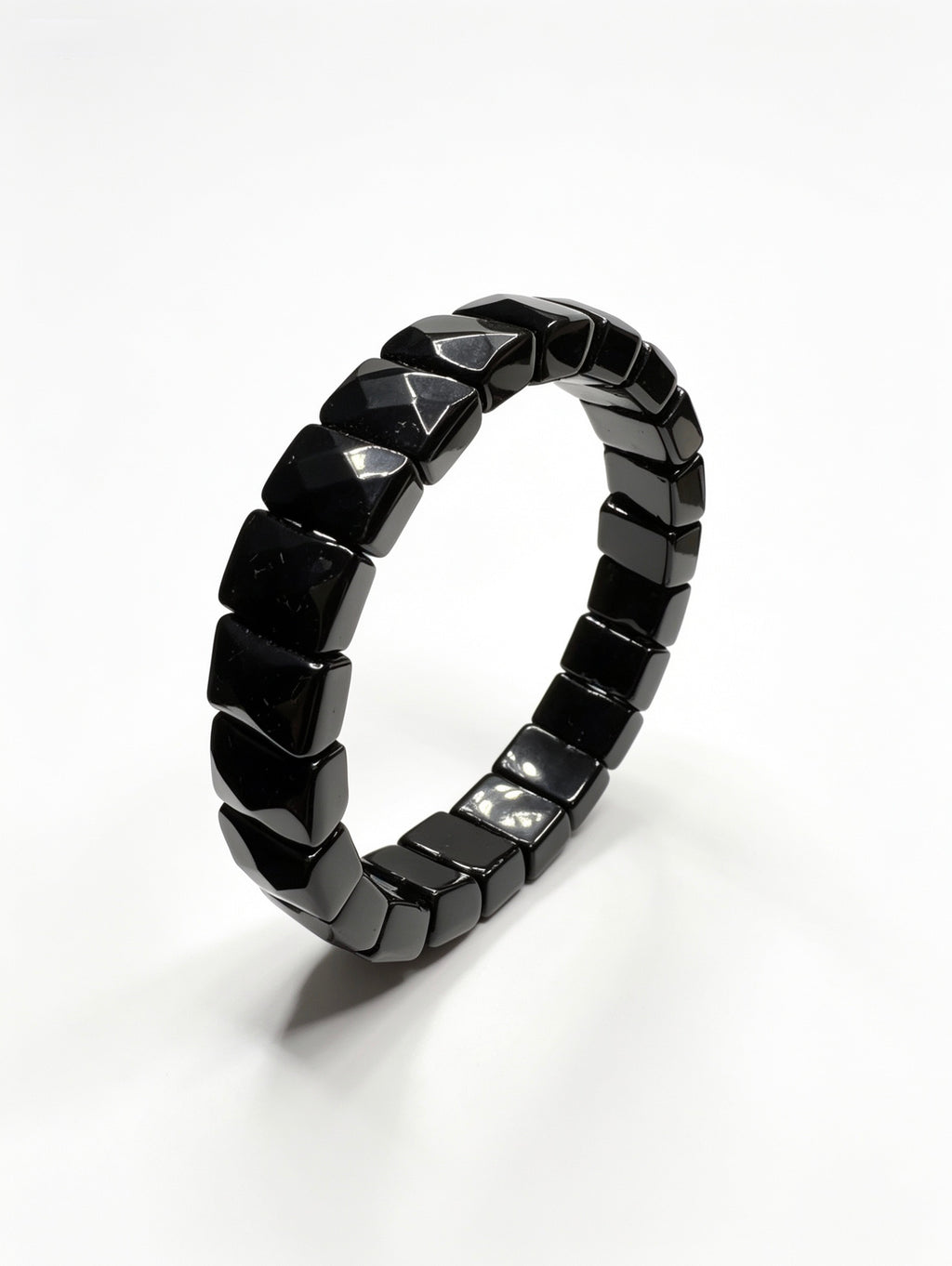 Black Obsidian Soft bangle