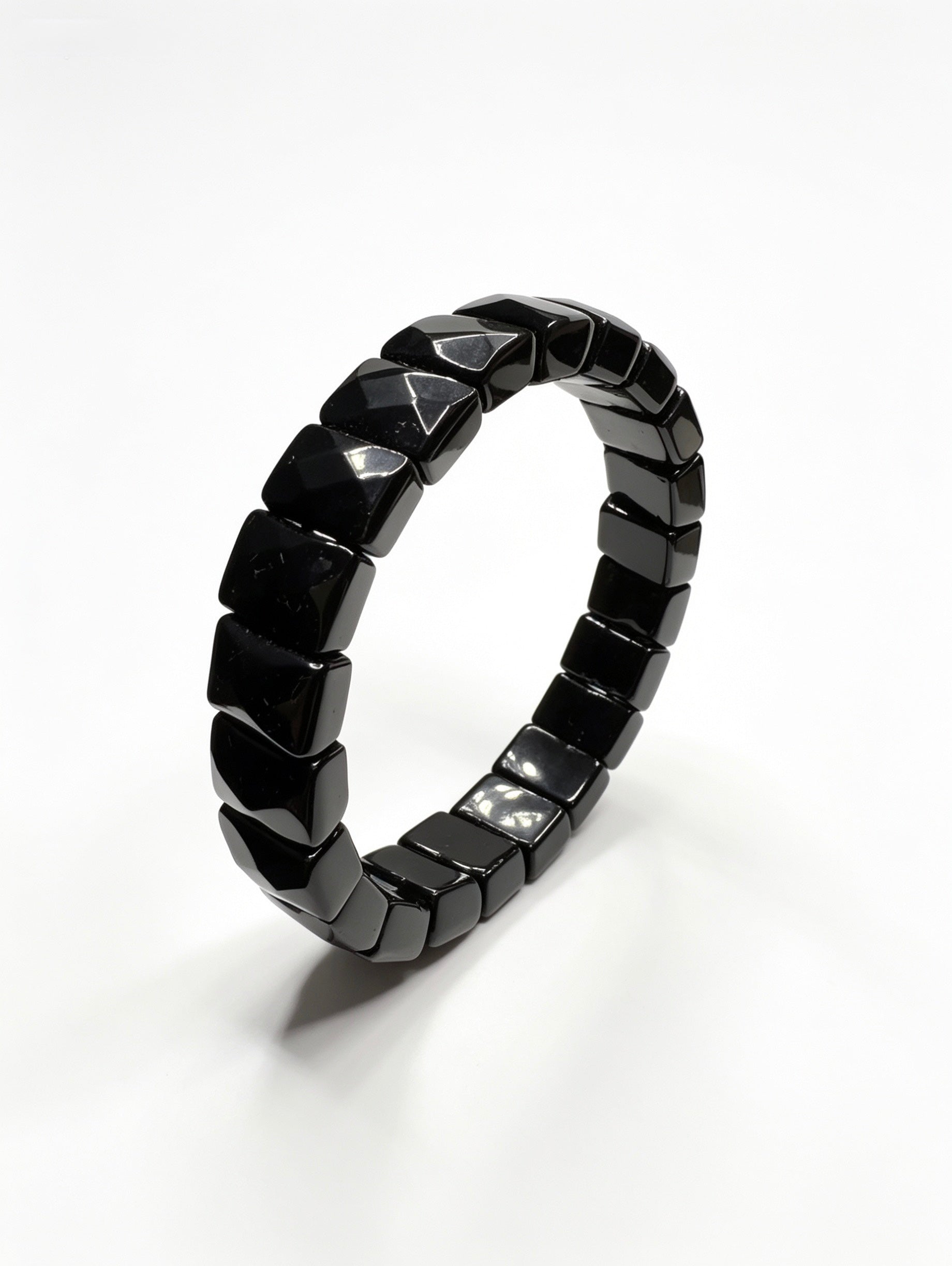 Black Obsidian Soft bangle