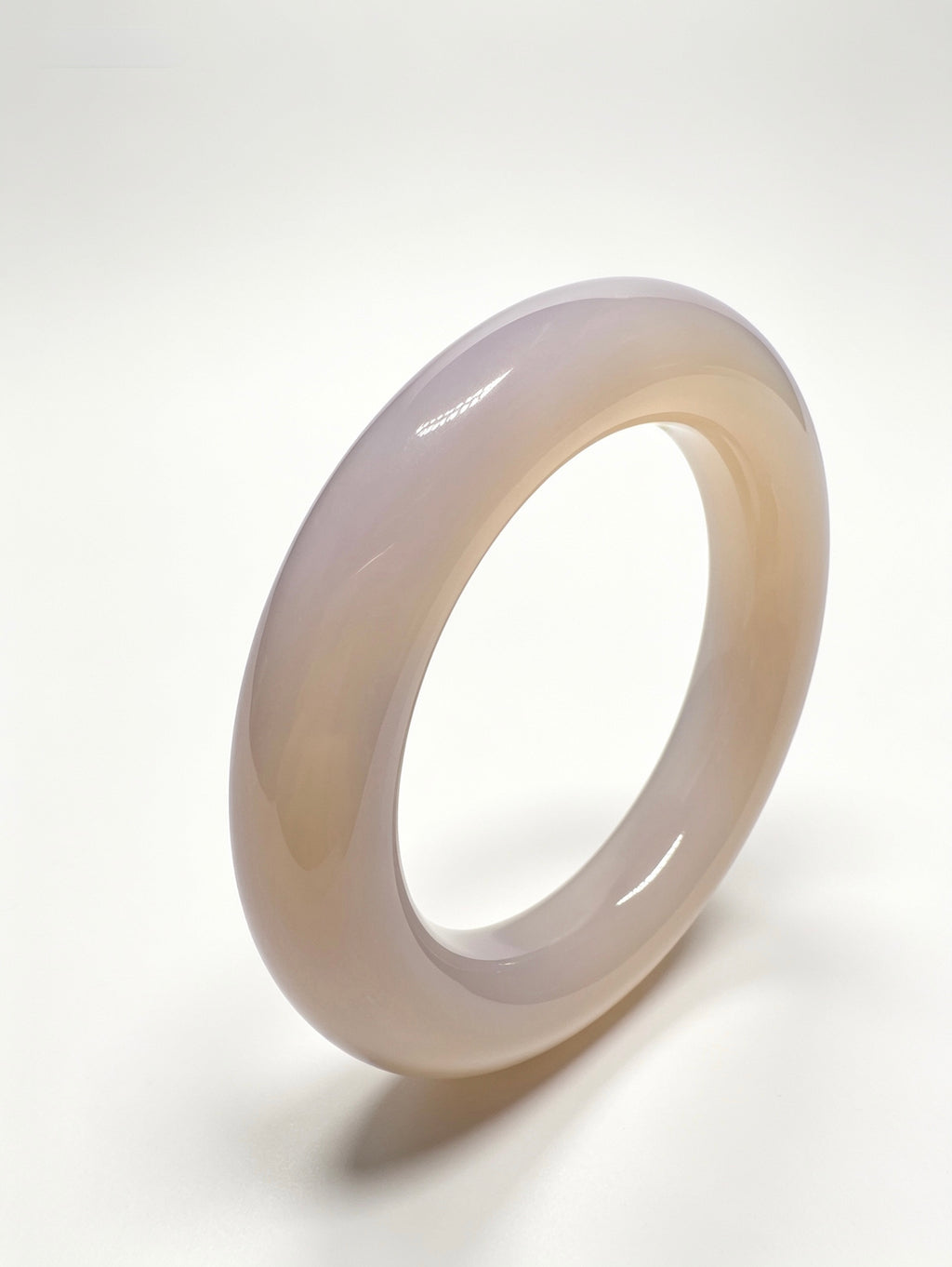 Gray Agate Hard Bangle