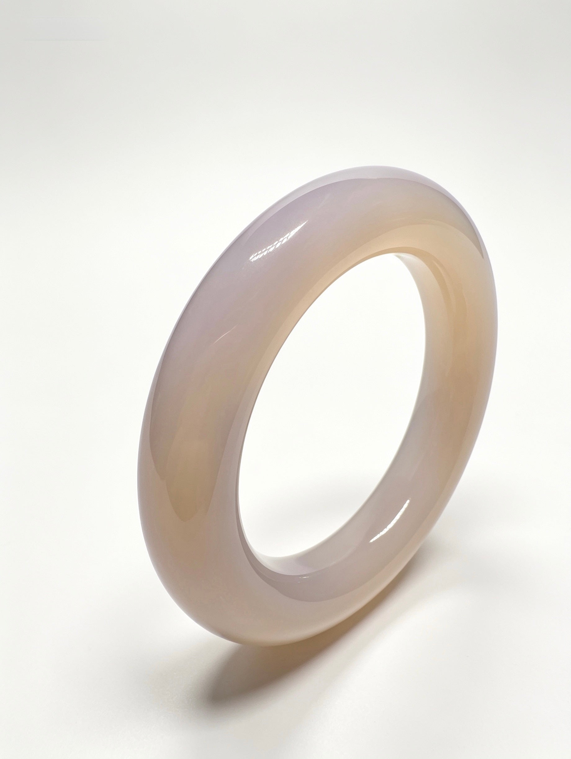Gray Agate Hard Bangle