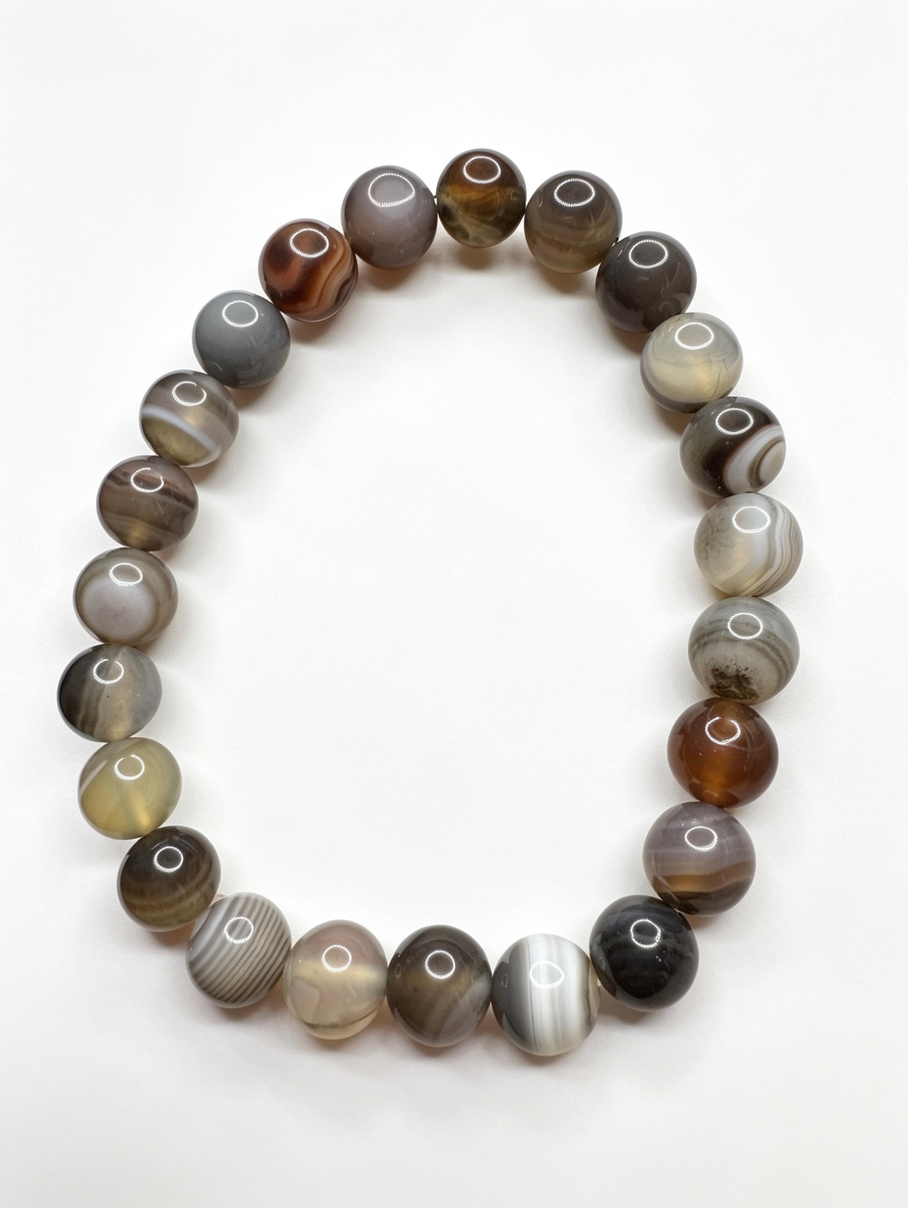 Natural Botswana Agate Bracelet