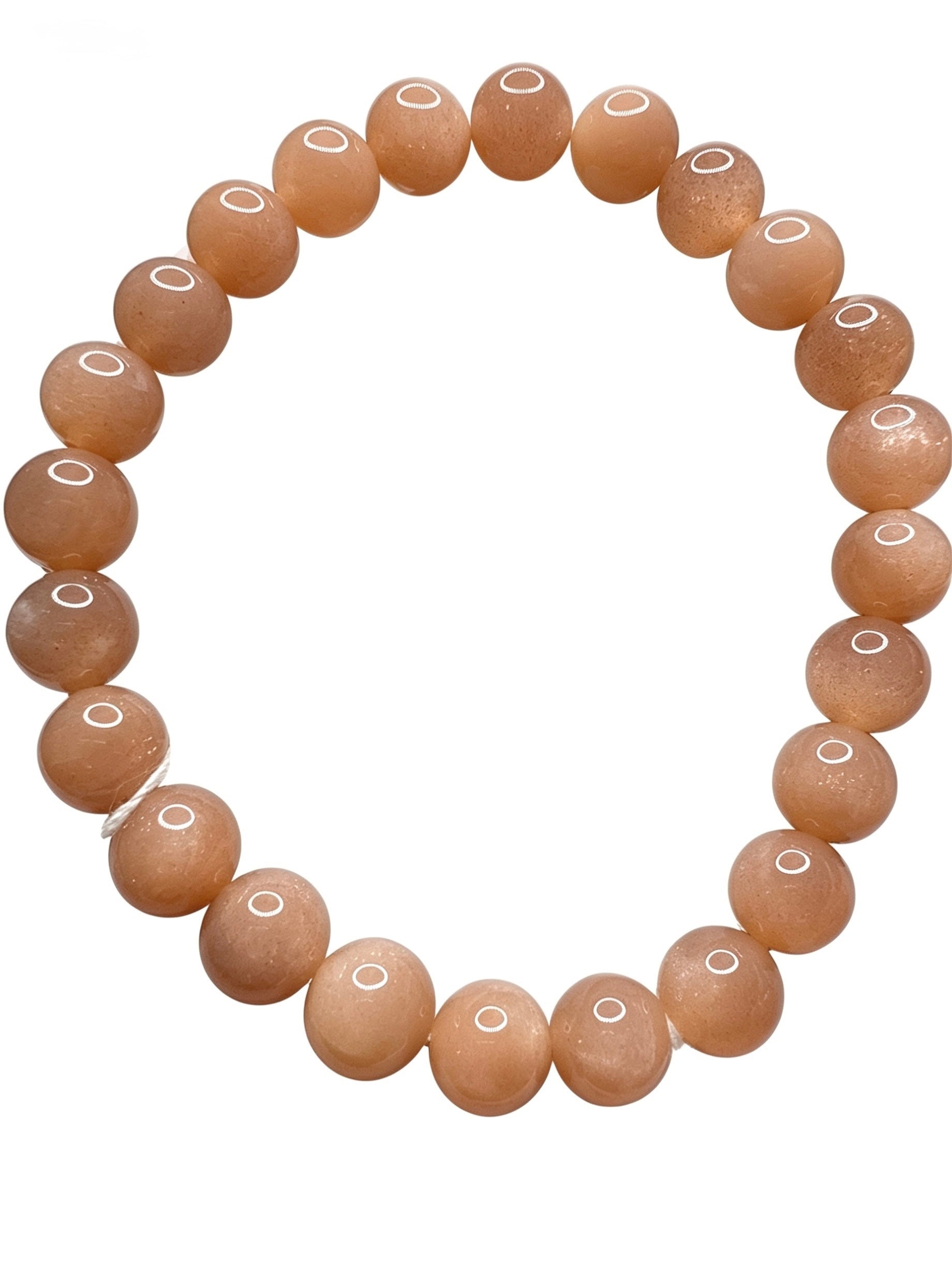 Natural Peach Sunstone ( 8mm )