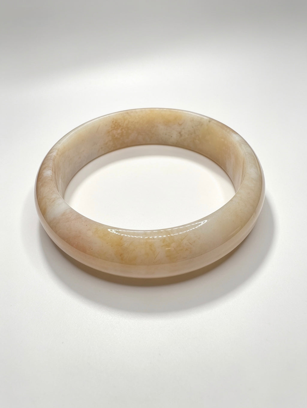 Flower Agate Hard Bangle 1