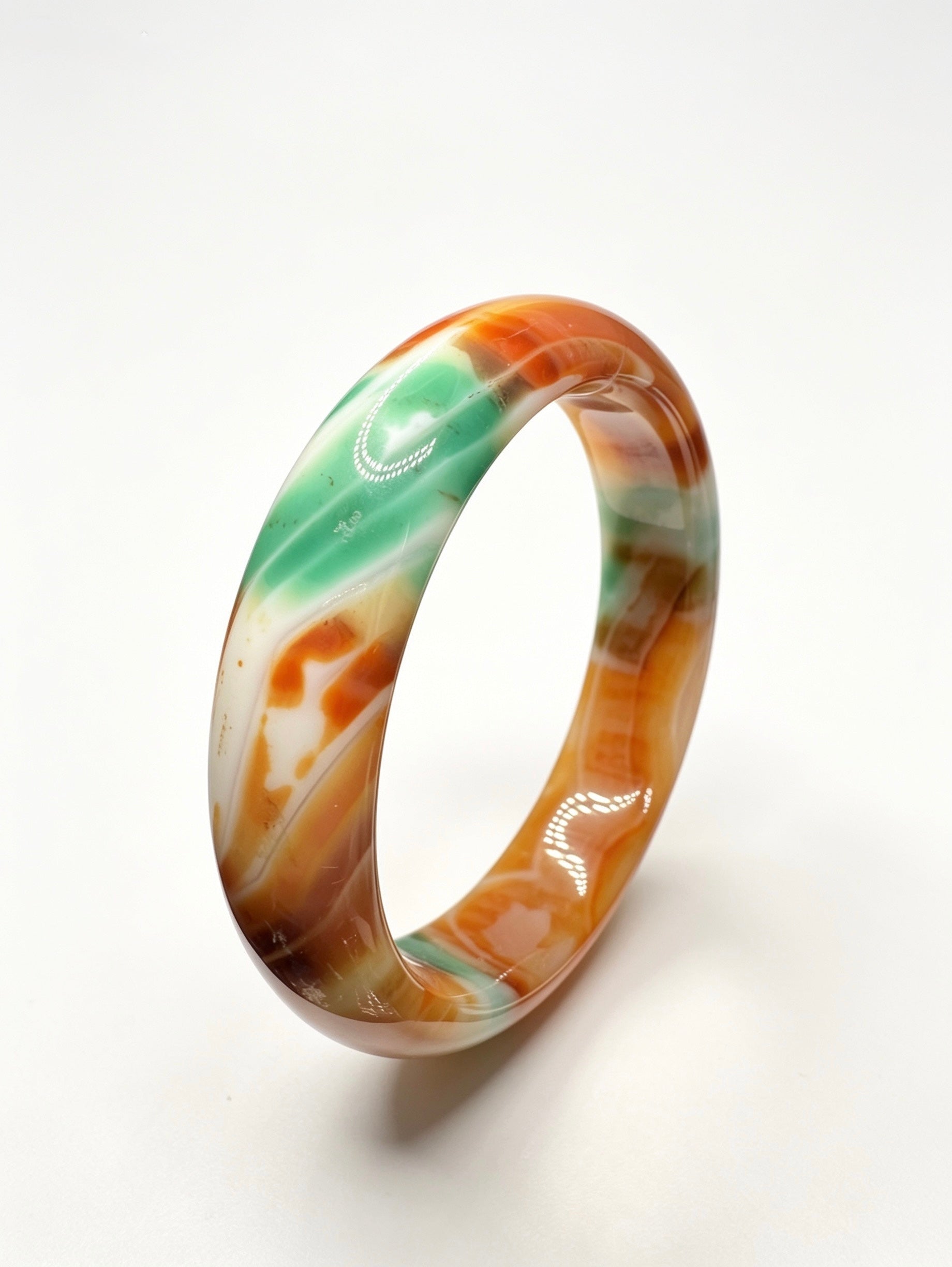 Multicolor Agate Bangle