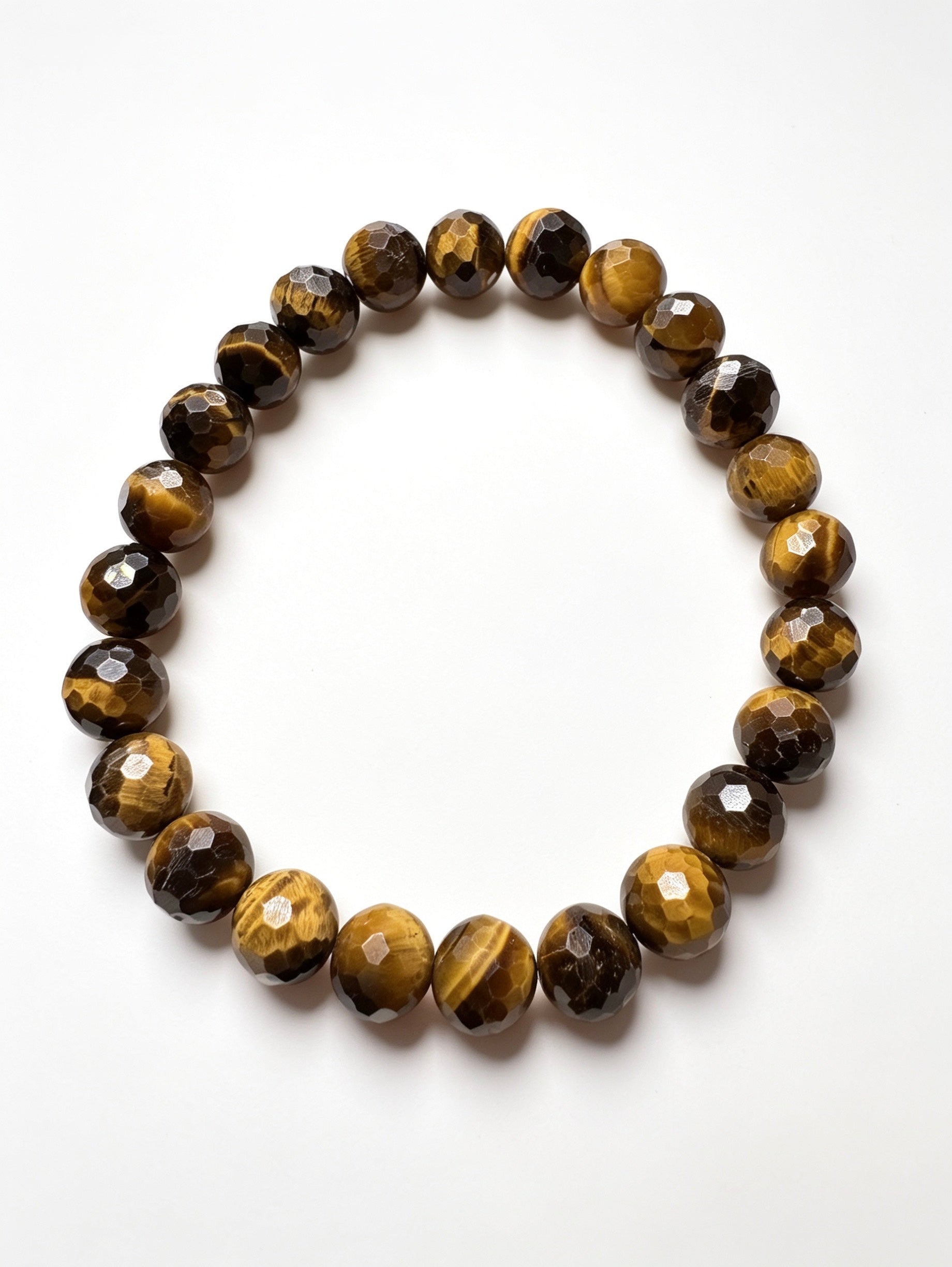 Natural Tigers Eye Bracelet ( 8mm )