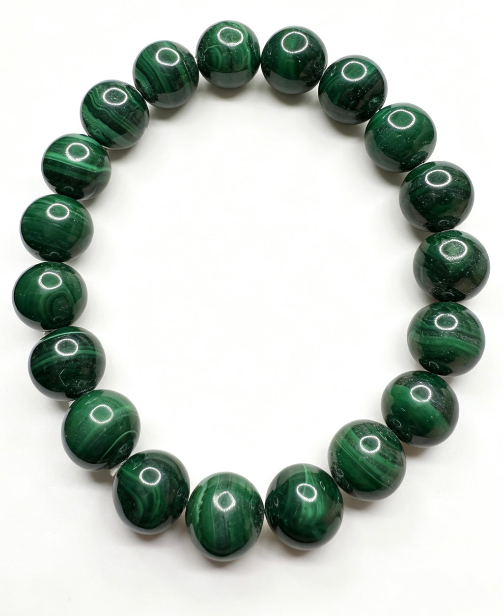 Natural Malachite Bracelet ( 10mm )