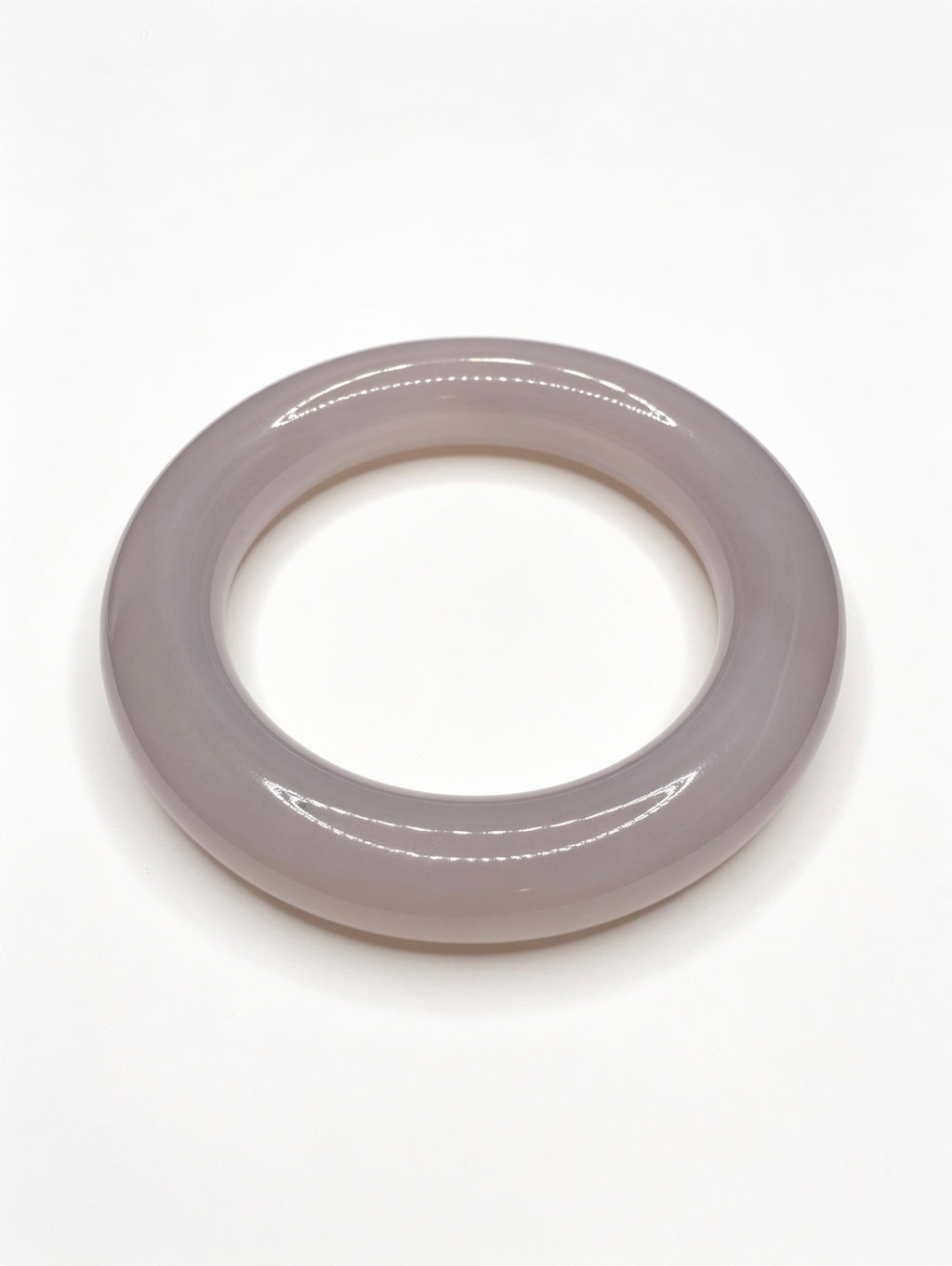 Gray Agate Hard Bangle