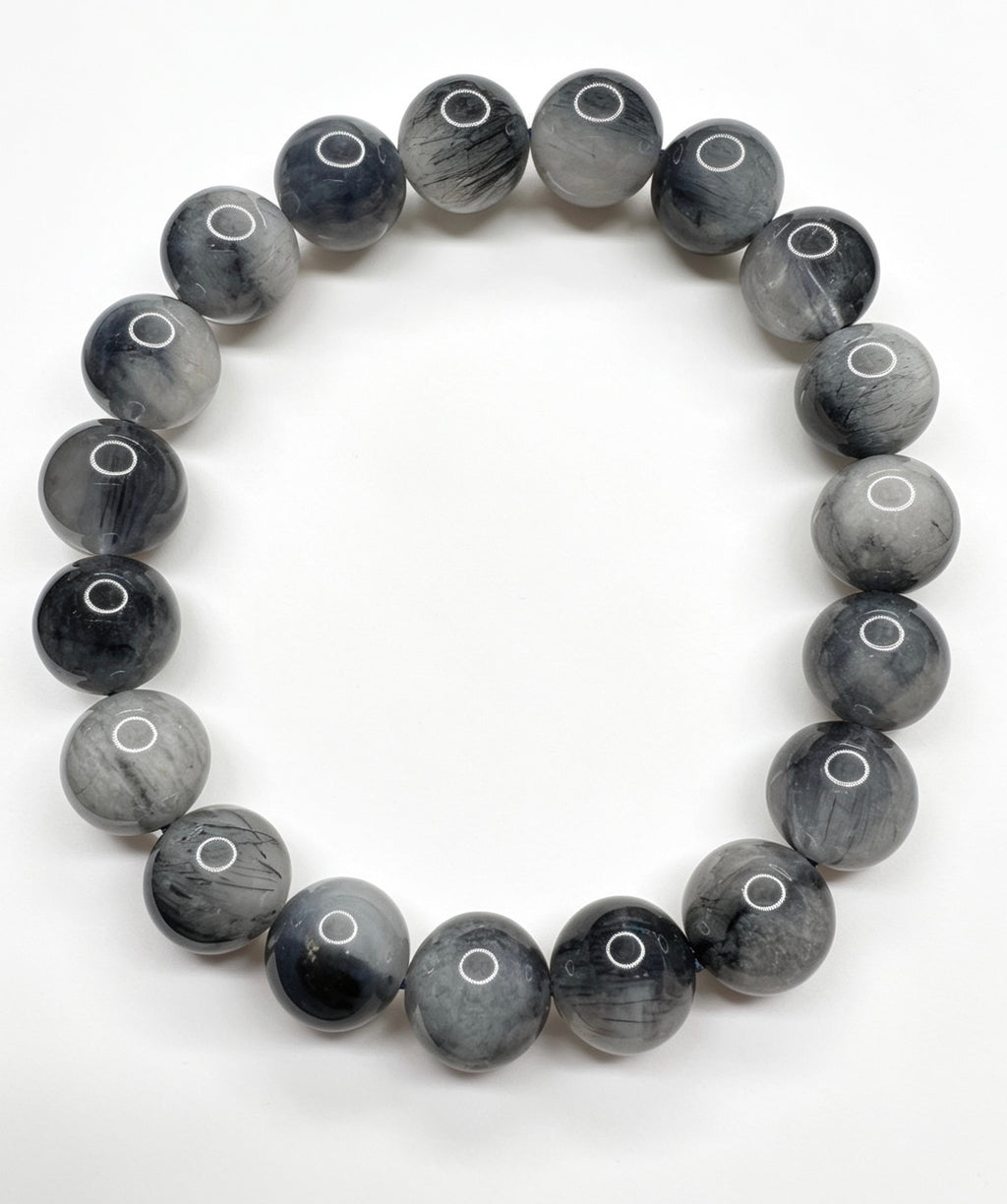 Natural Blue Rutilated Quartz ( 10mm )
