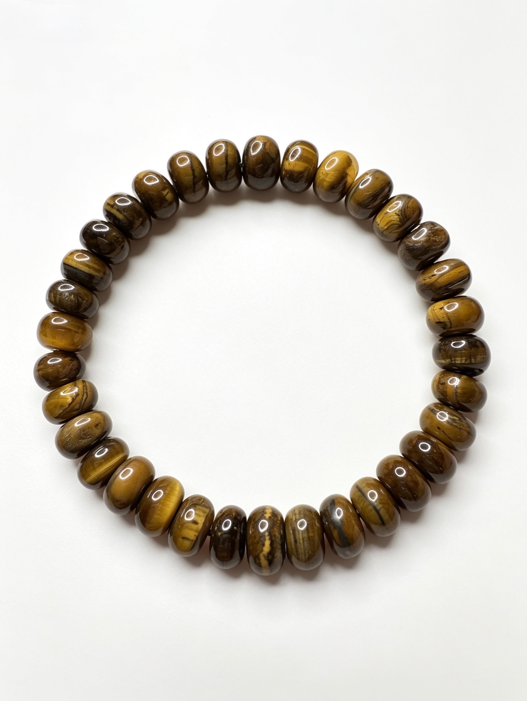 Natural Tigers Eye Bracelet ( 8mm )