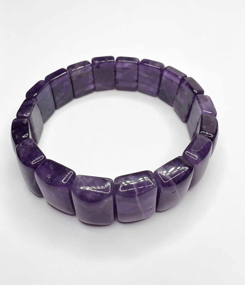 Amethyst Soft Bangles Bracelet