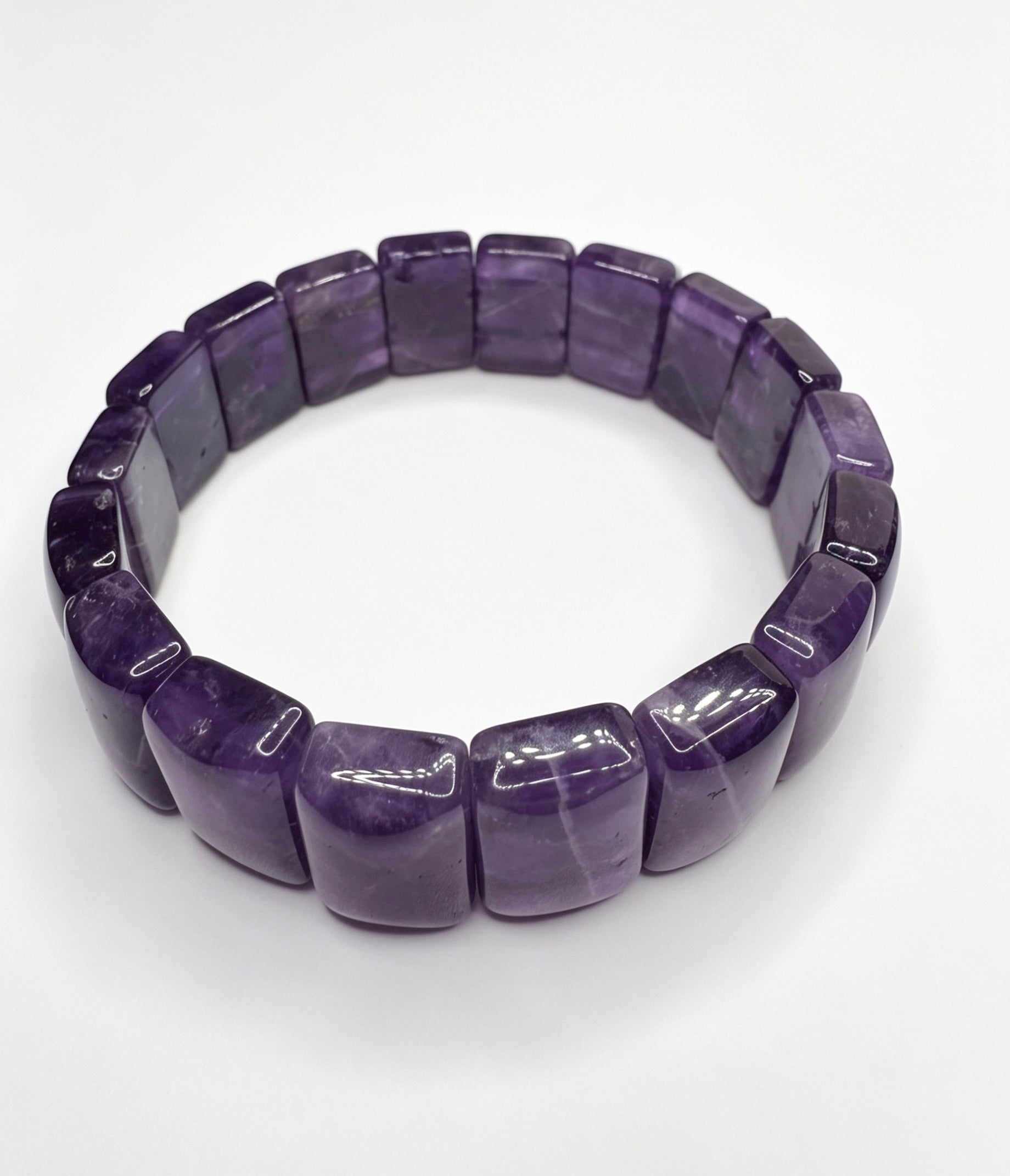 Amethyst Soft Bangles Bracelet