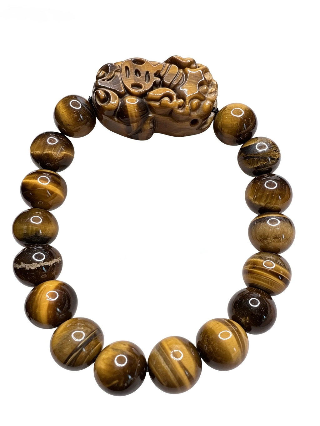 Natural Tigers Eye Pixiu Bracelet