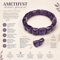Amethyst Soft Bangles Bracelet