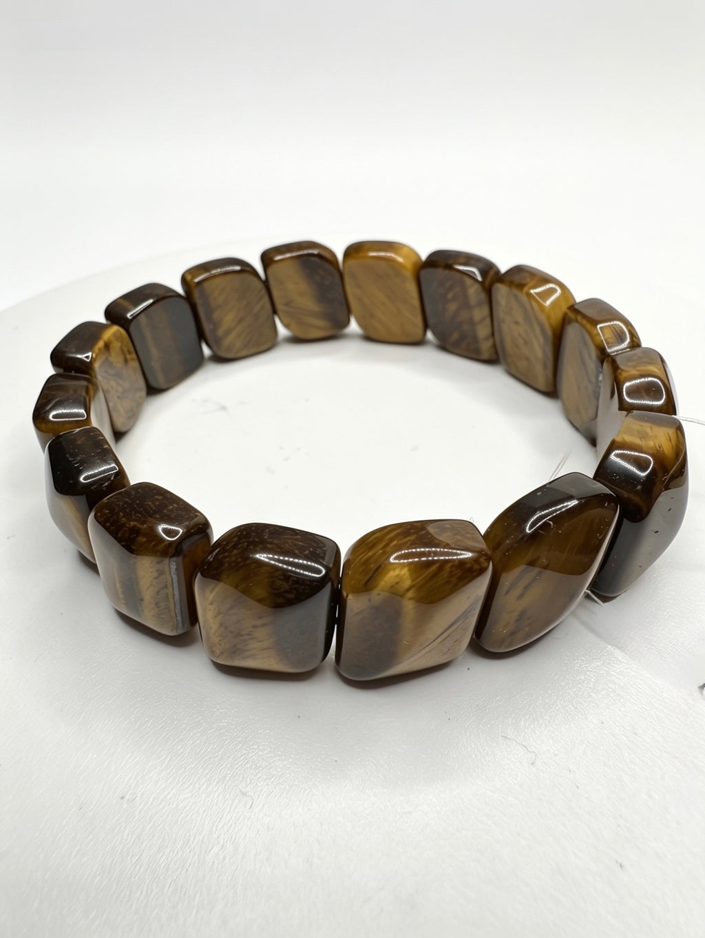 Yellow Tigers Eye Soft Bangle