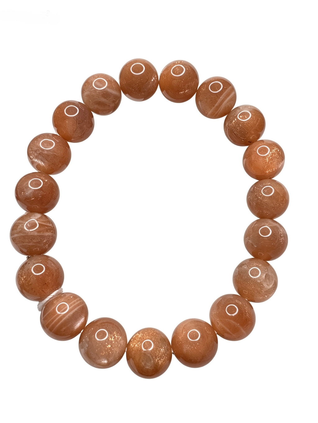 Natural Peach Sunstone ( 10mm )