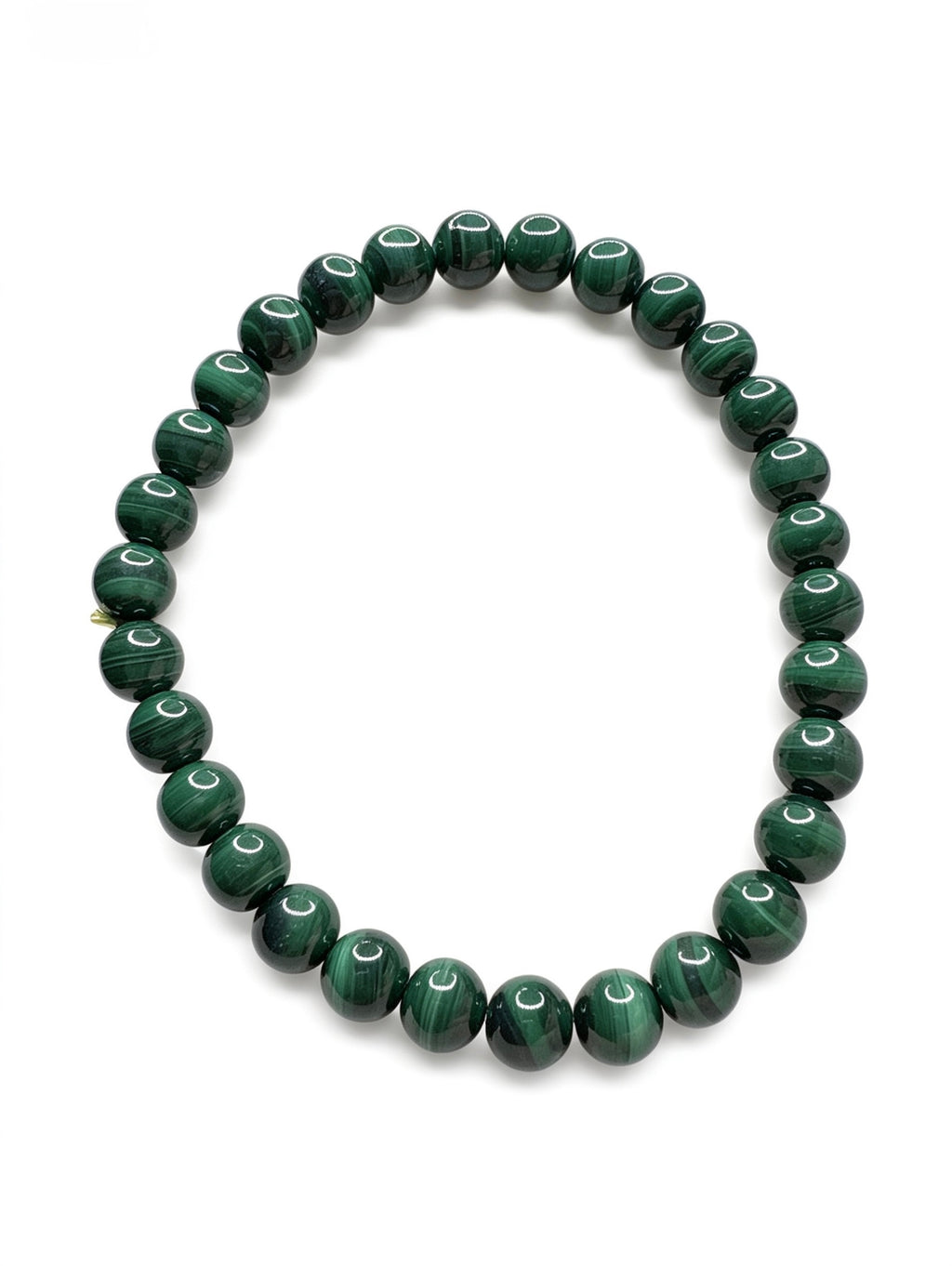 Natural Malachite Bracelet ( 12mm )