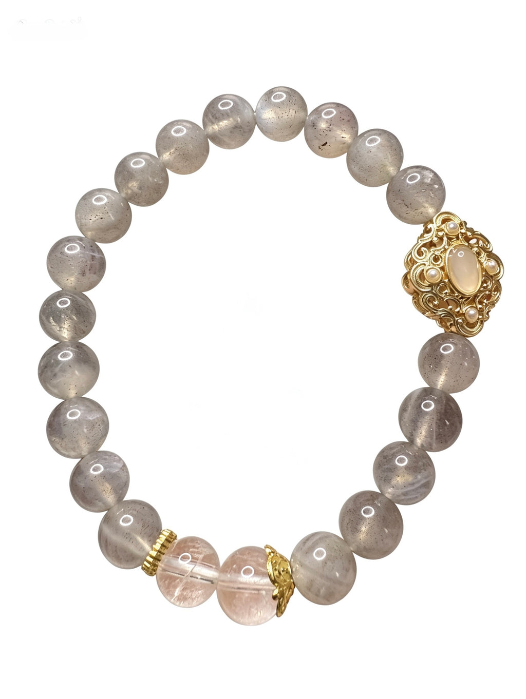 Natural Labradorite Bracelet ( 8mm )