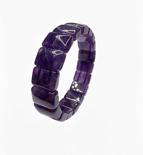 Amethyst Soft Bangles Bracelet