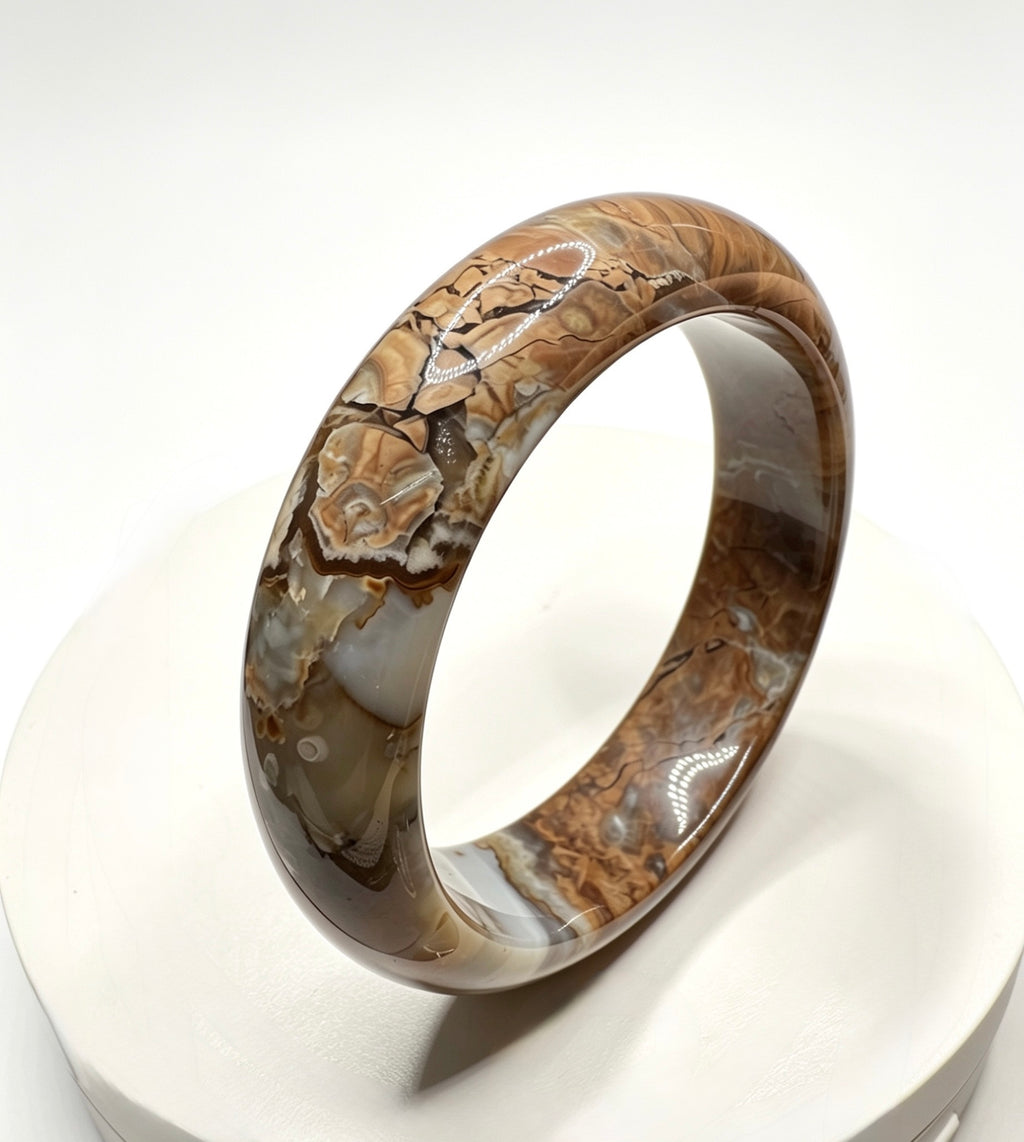 Dendritic Agate Bangle