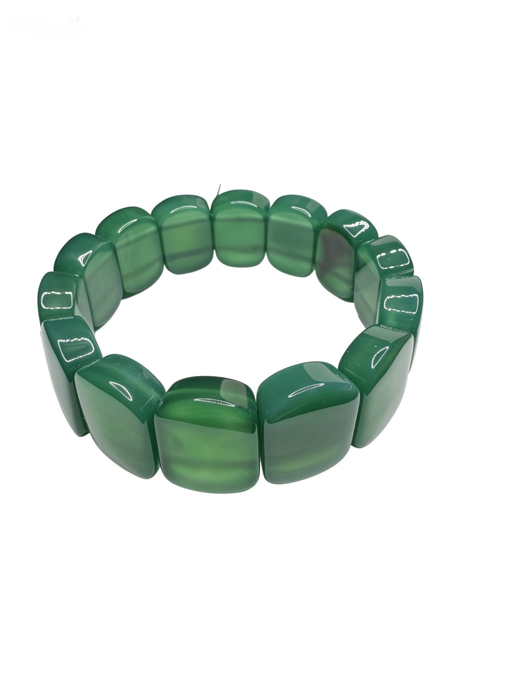 Green Agate Soft Bangle