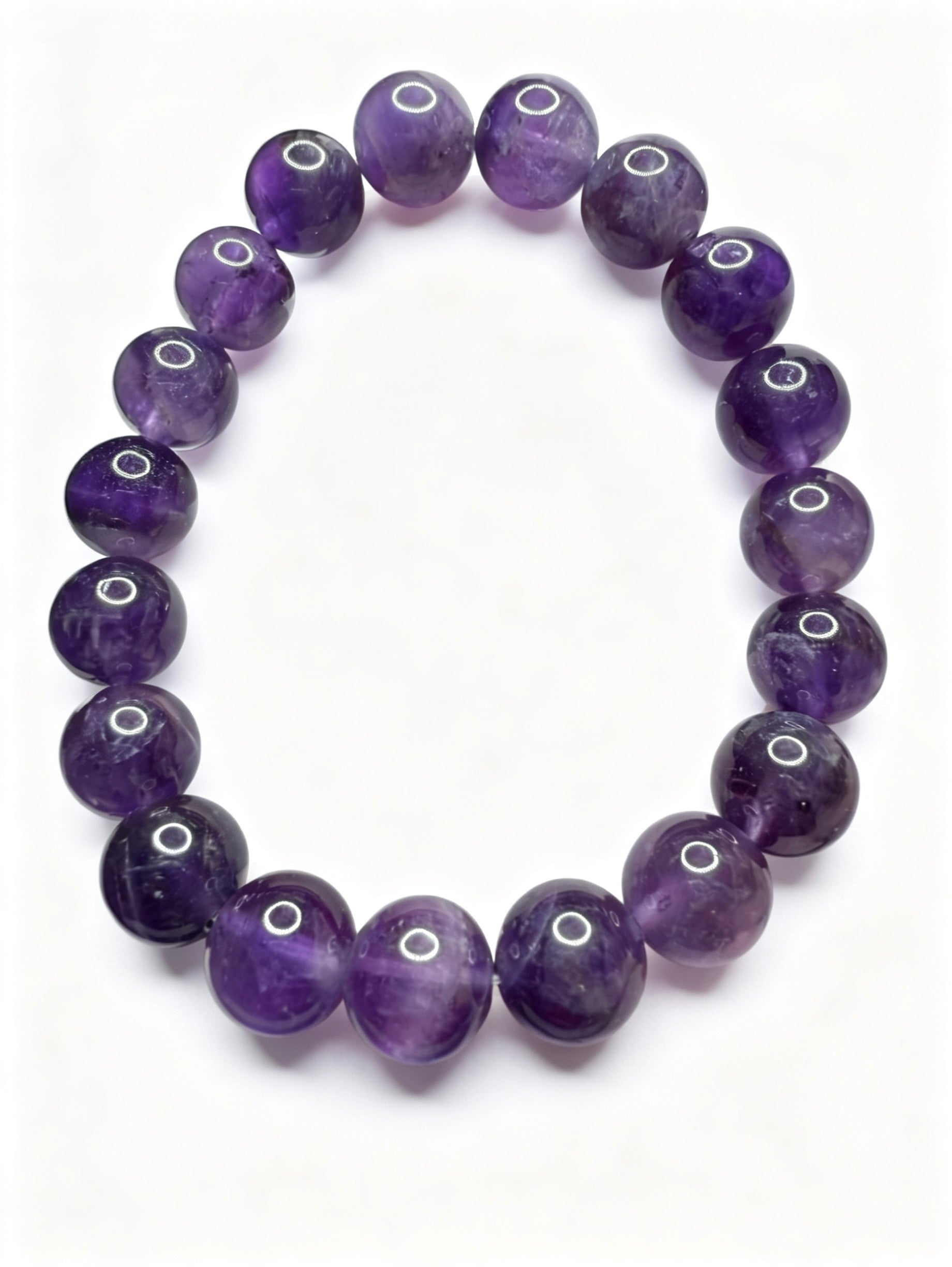 Natural Amethyst Bracelet ( 10mm )