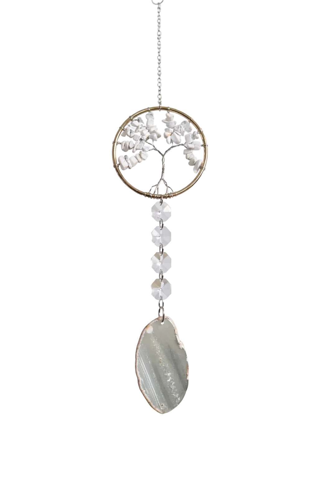 Howlite Tree of life Hanging Charms