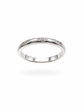 Moissanite Accent Band ring