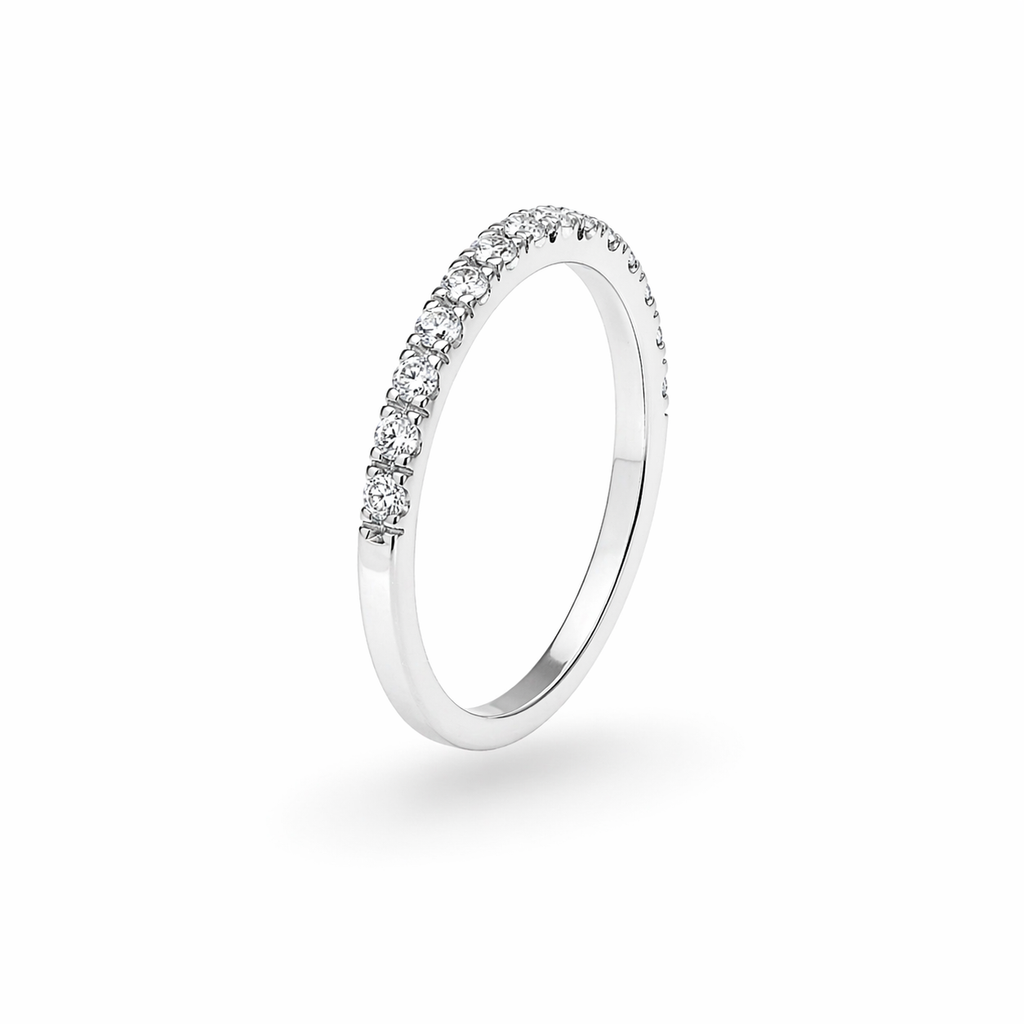 Half Eternity Wedding Band