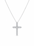 Moissanite Cross Neklace