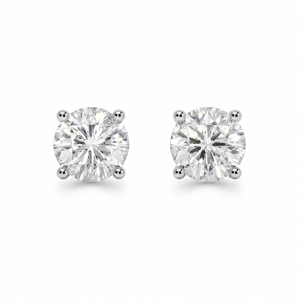 Classic Moissanite Stud Earrings