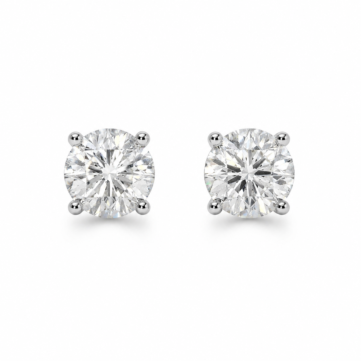 Classic Moissanite Stud Earrings