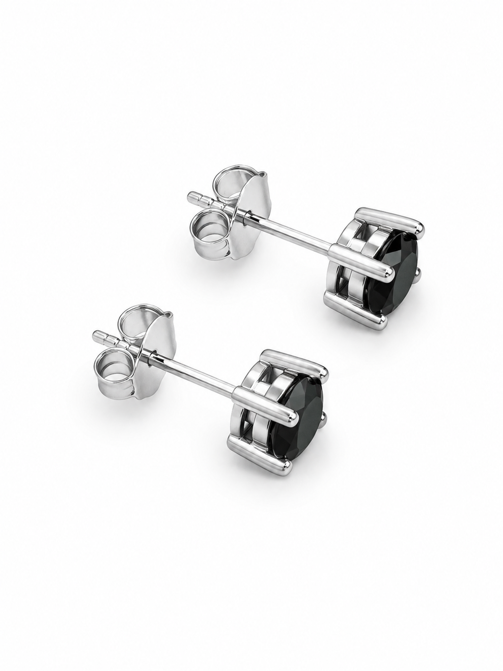 Black Moissanite Stud earrings