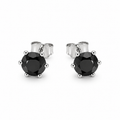Black Moissanite Stud earrings