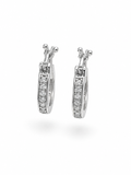 Pavé Hoop Earrings – 15mm