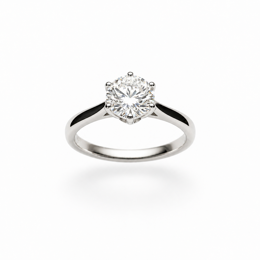 0.5 Moissanite Classic Solitaire Engagement ring