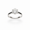 0.5 Moissanite Classic Solitaire Engagement ring