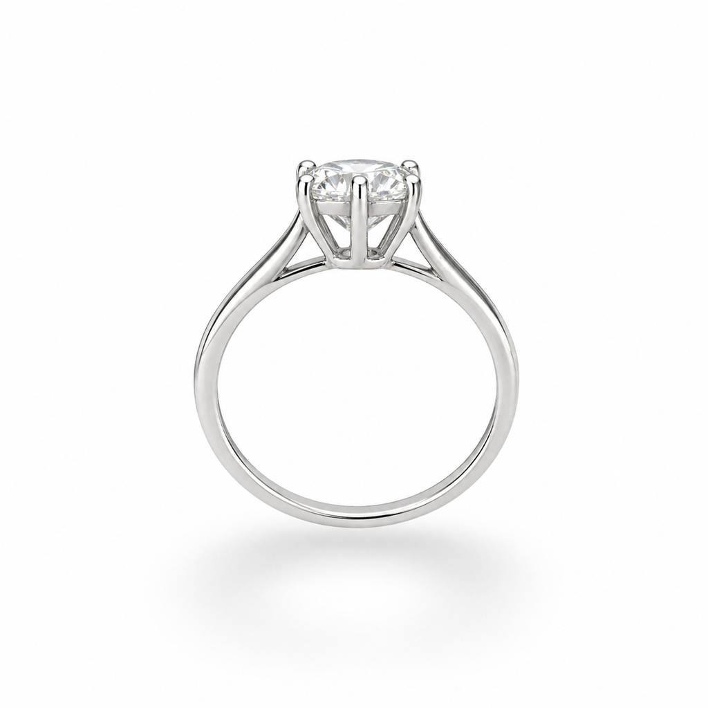 0.5 Moissanite Classic Solitaire Engagement ring